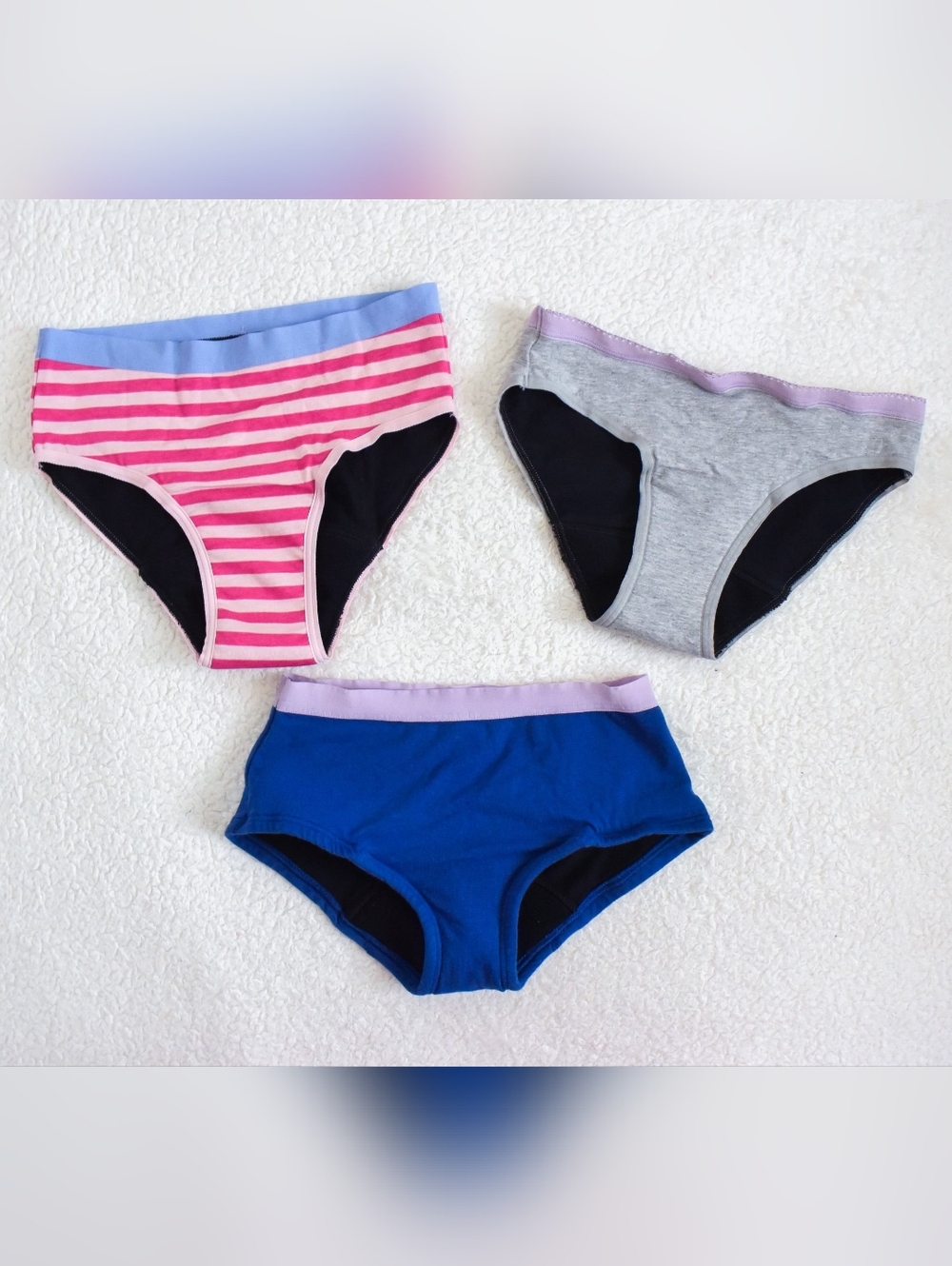 *THINX* BTWN - Teen Period Underwear - size 9/10 Variety- Bikini, Shorty & Brief